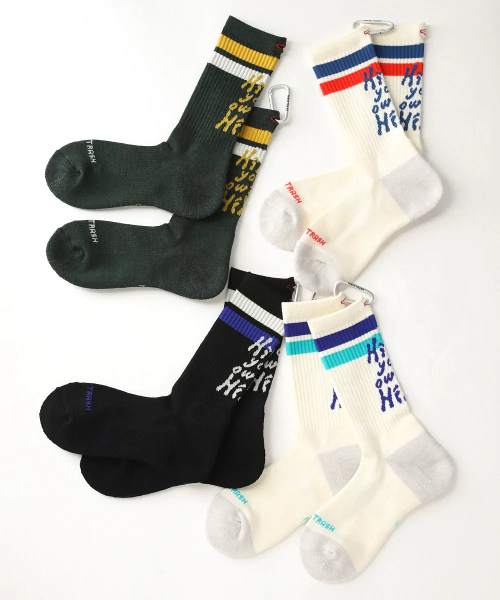 ROTOTO HIKER TRASH 中長筒登山健行襪 5色  日本製