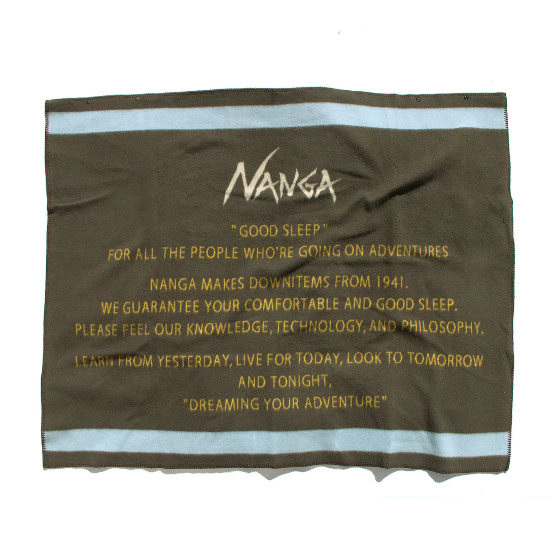 【直飛代買】NANGA 露營蓋毯 / 羊毛保暖毯  100 x 140 cm 3色 日本製