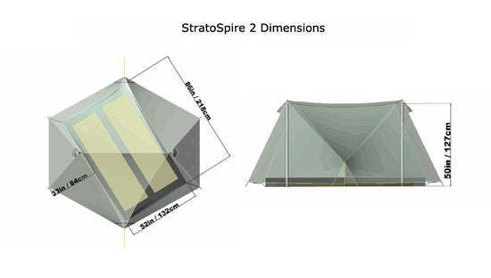 Tarptent StratoSpire 2P [ 速架設 ] 可擴充到人3 or 狗+1