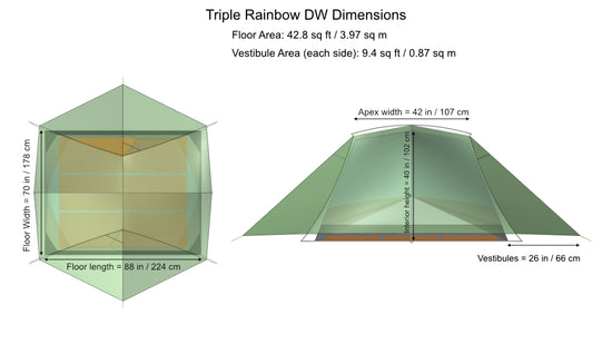 Tarptent Triple Rainbow DW 3P 美國製