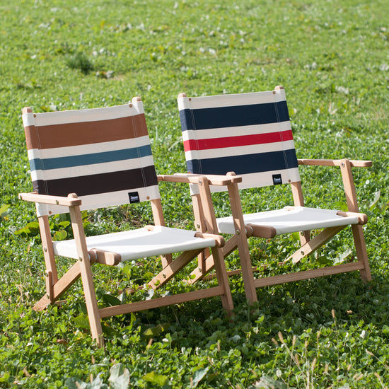 【訂製款】INOUT 聯名白橡木摺疊露營椅 [ 布厚 ] 日本製 2色