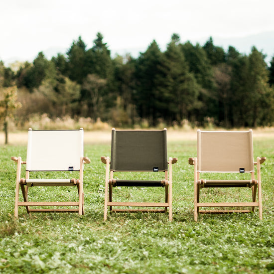 【予約品】白橡木摺疊露營椅 日本製 3色