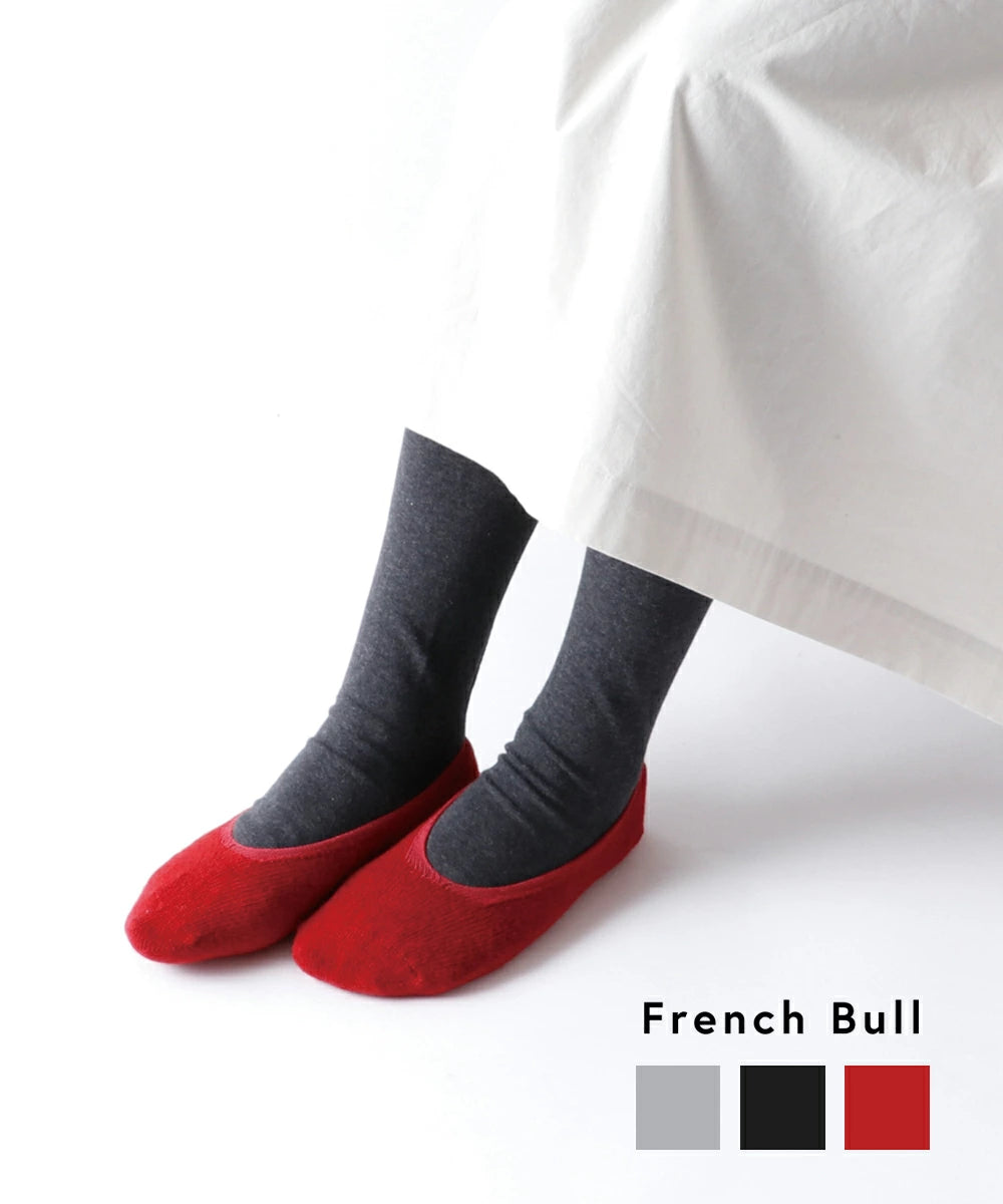 French Bull  羊毛混紡素色裸襪 [ 抗滑脫 ] 女 日本製 3色