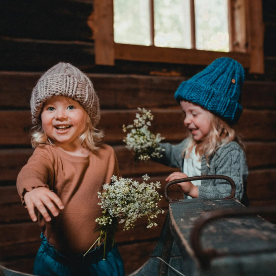 Myssyfarmi  100% 有機芬蘭羊毛手工編織帽  [ 嬰兒 / 兒童 ] 9色 日本紡紗芬蘭製造