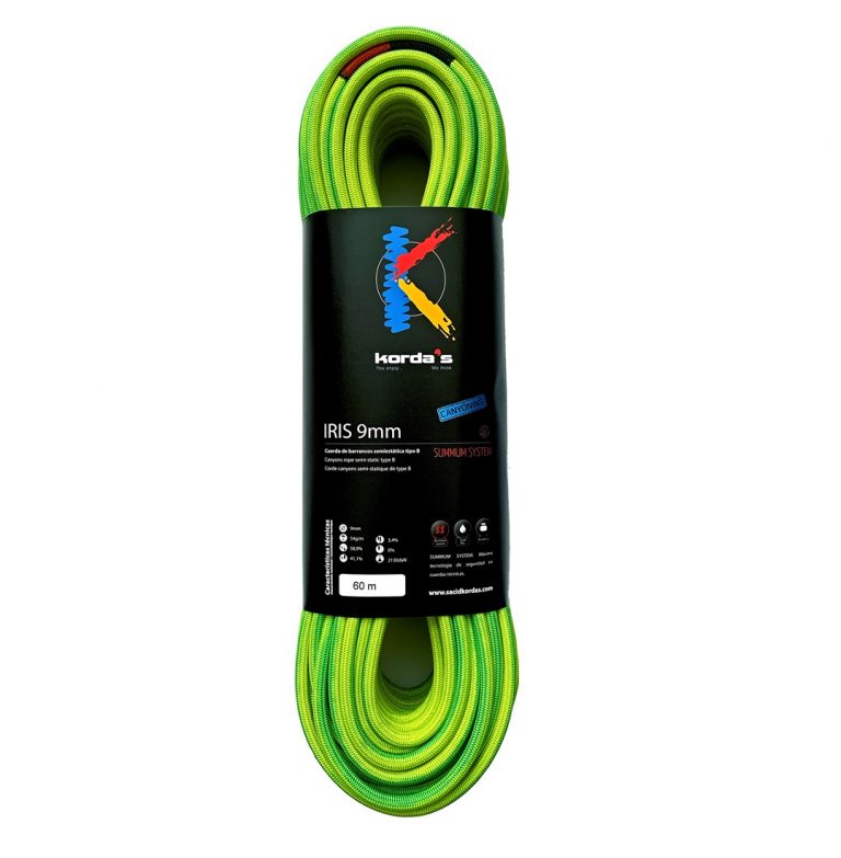 Korda's 第三代溪降繩 Iris 9mm [ SUMMUM系統 耐磨不吸水抗鬆散 ] 2色