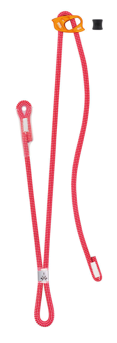PETZL DUAL 雙股單邊調節 確保繩 粉紅色 法國製