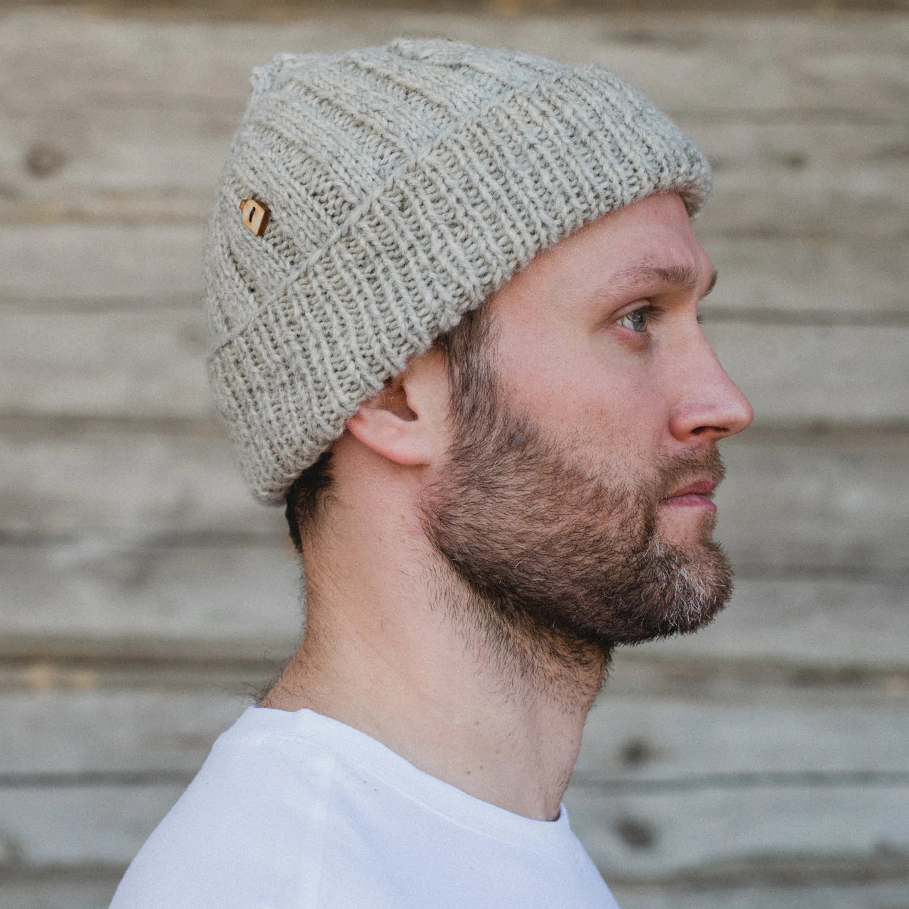 Load image into Gallery viewer, Myssyfarmi  100% 有機芬蘭羊毛手工編織漁夫帽 [ 短款 / 男士 ] 14色 日本紡紗芬蘭製造

