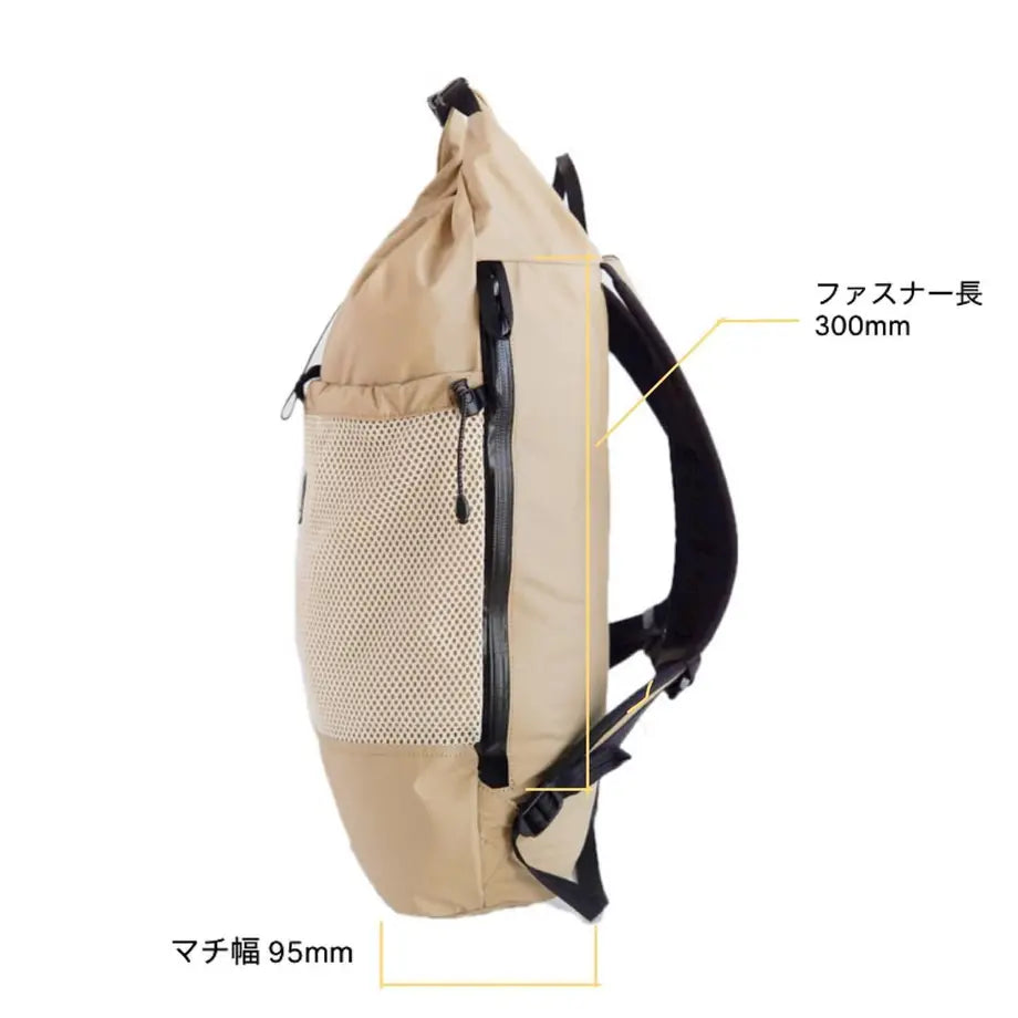 Okara ai nitta Litet 輕量防水攻頂包 12-13L 260g 黑 日本製