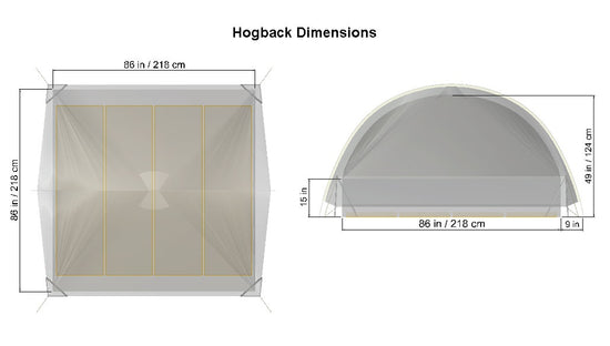 Tarptent Hogback 4P 世界上最小包裝的四人帳