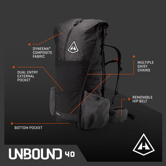 Hyperlite Mountain Gear  Dyneema® UNBOUND 40L + 9L 無所限制