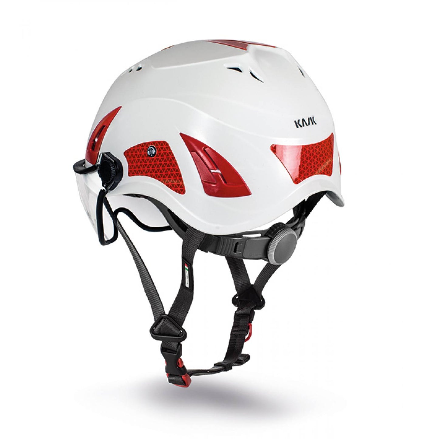 Kask Helmet HP-CRI 紅十字安全頭盔附面罩、頭盔袋 [ EN 14052 嚴苛環境減震增強 ] 3色