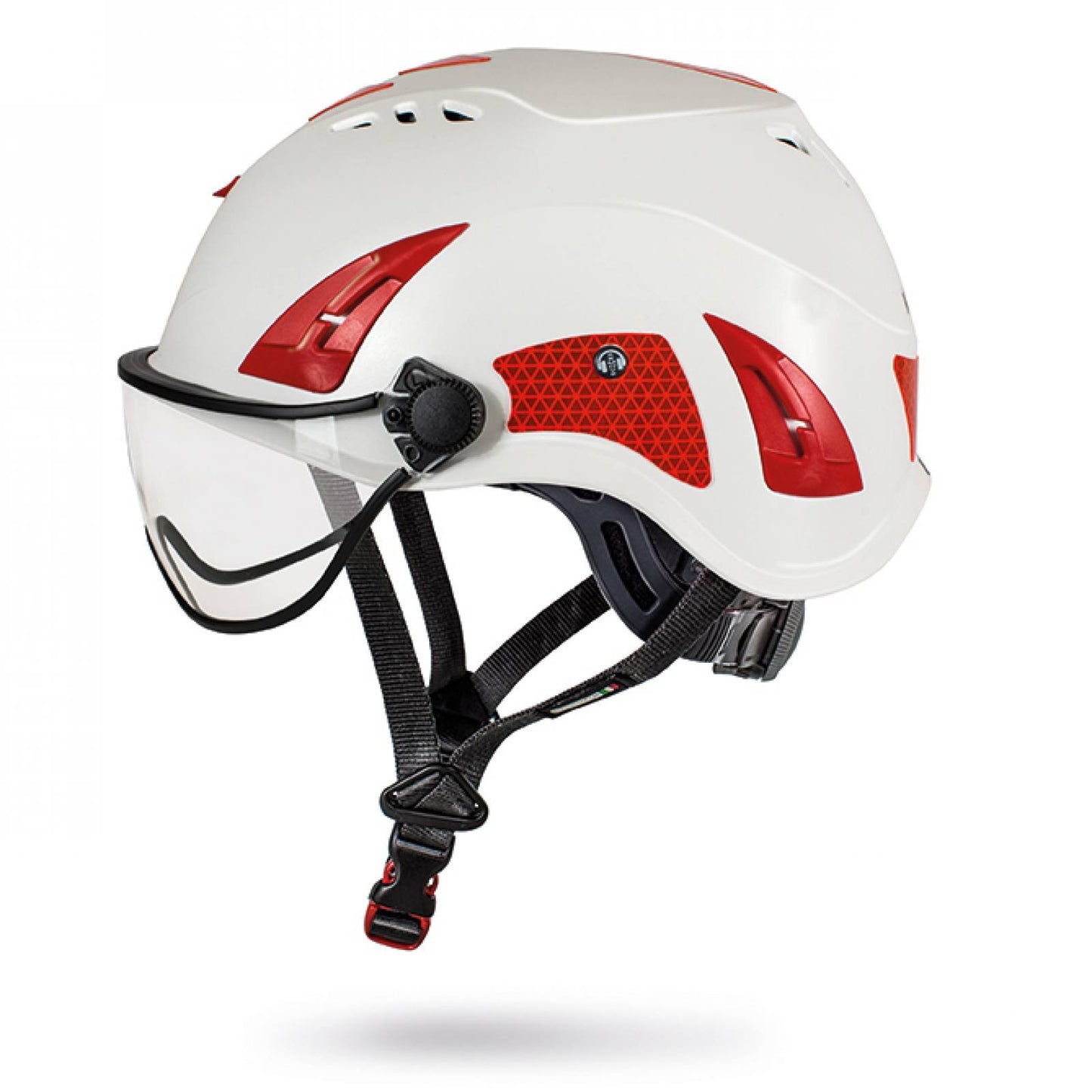 Kask Helmet HP-CRI 紅十字安全頭盔附面罩、頭盔袋 [ EN 14052 嚴苛環境減震增強 ] 3色