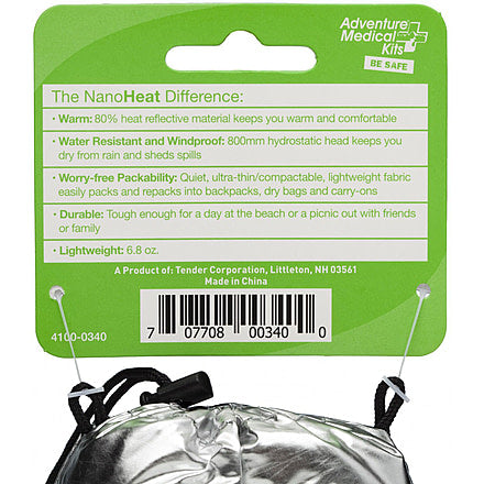 Adventure Medical Kits SOL NanoHeat 毯子 安靜型