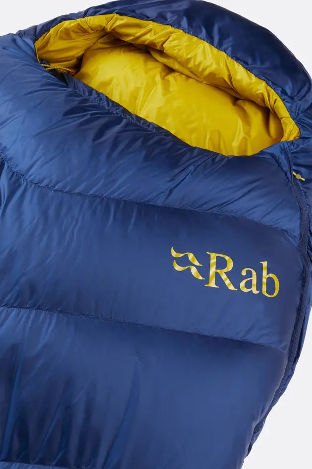 Rab Neutrino 800+ [ 疏水羽絨 ] Rab 睡眠限界：-7°C 英國手工製