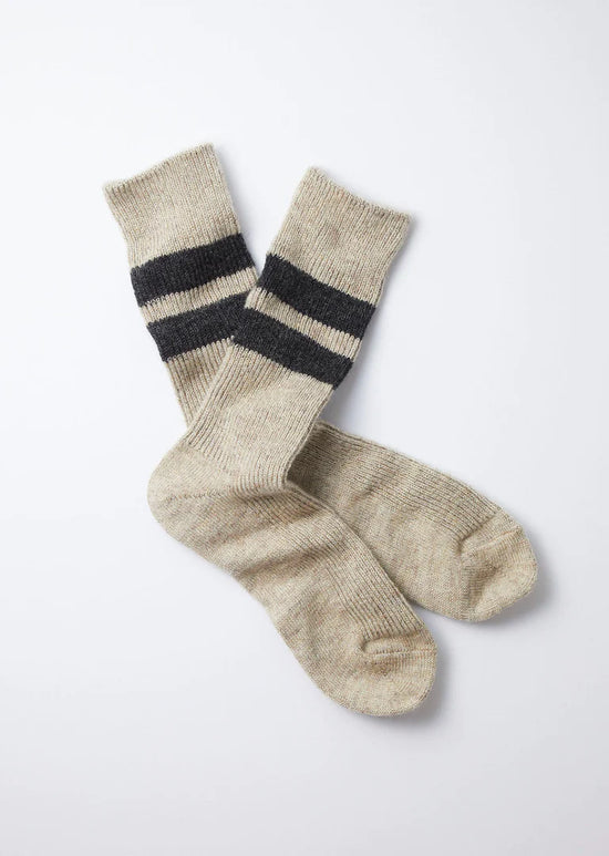 ROTOTO  稀有拉絨馬海毛圓頭襪 [ 安哥拉山羊 ]  6色   日本製