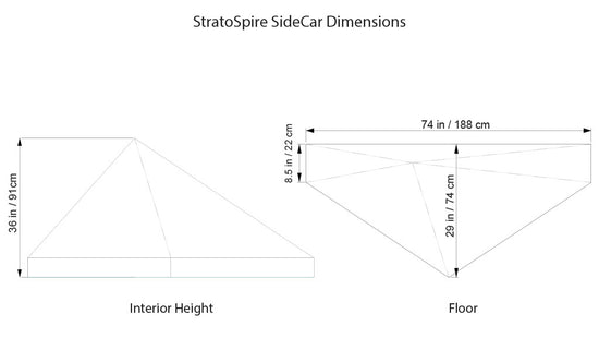 Tarptent StratoSpire系列 擴充內帳 SideCar 加狗加人