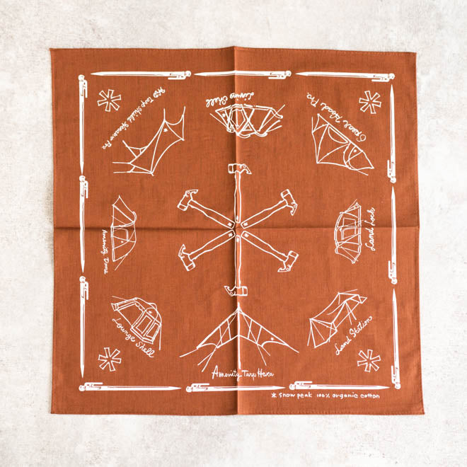 Snowpeak  野游絲巾 3色 日本製